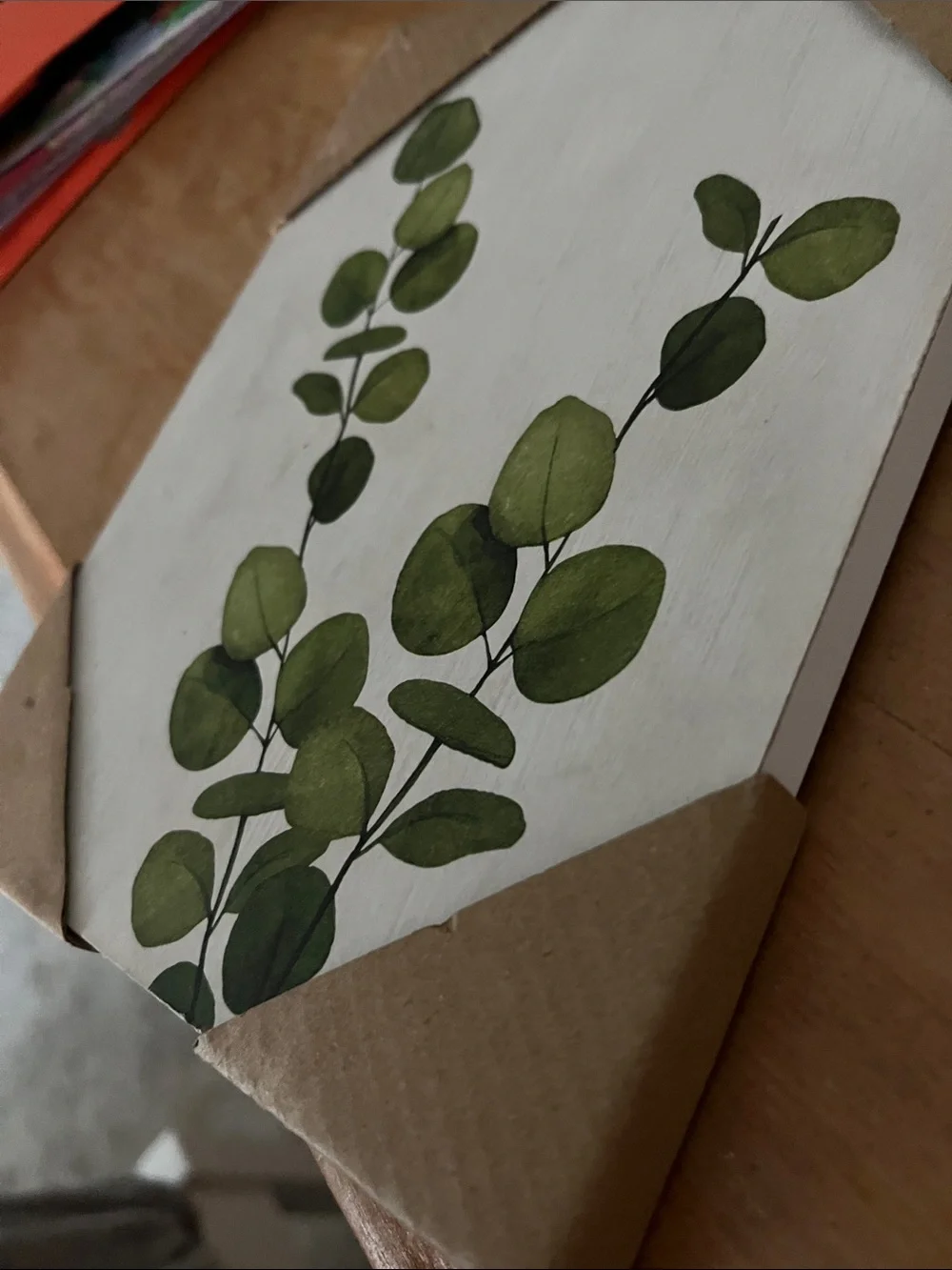 Green Eucalyptus Wall Art Canvas - Botanical Home Wall Decor